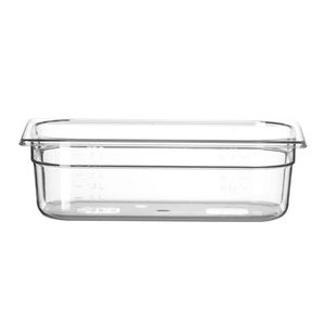 Profi Line HENDI GN 1/3 4L Food <b>Storage</b> <b>Container</b> 325x176x(H)100mm Transparent Contenitore Gastronorm 1/3 - Product Image 1