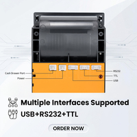 Impresora Térmica de Recibos Integrada EM5823H de 58 mm para Sistema POS, Máquina Expendedora, Interfaz USB/RS232/TTL, 5~9V 9~24V, en Stock