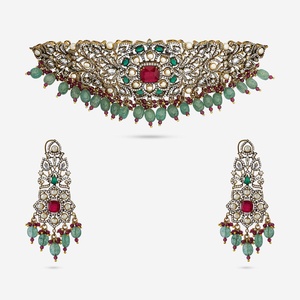 Zircon Necklace 187184 Elegant <b>Wedding</b> <b>Accessory</b> with Dazzling Zircon Stones - Product Image 1