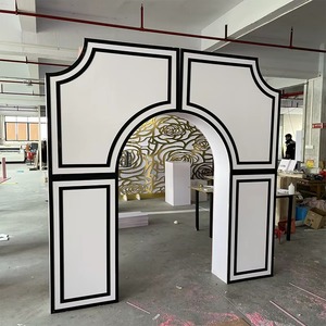 Gran oferta, soporte de fondo de boda, arco, decoración de plástico, accesorios de escenario para eventos, hecho en EE. UU. - Product Image 1
