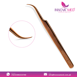 Pince à épiler pour extensions de cils en acier inoxydable de haute qualité, prise confortable, à prix raisonnable, INNOVAMED INSTRUMENTS - Product Image 6