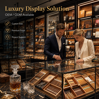 Humidor Modulaire, Salon à Cigares, Système de Ventilation pour Chambre à Cigares, Système d'Humidification pour Chambre à Cigares, Service de Projet Clé en Main pour Magasin de Tabac