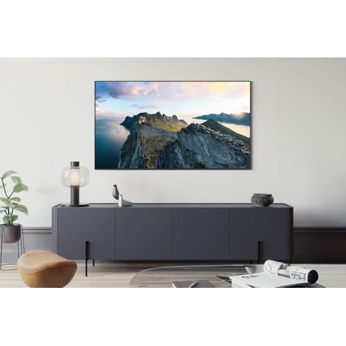 Mini LED TV 65-Inch Black Smart Android 4K Upscaling HD English Default Language for Home and Hotel Use