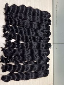 วิกผมคนผมดิบแบบเวียดนามลอนธรรมชาติผมต่อแบบหยิกหยักศกแบบคู่ - Product Image 2