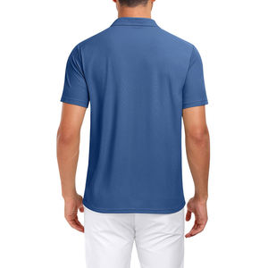 Toile respirante à séchage rapide pour hommes brodée de logo personnalisé de haute qualité pour chemise 100% coton motif solide pour adultes - Product Image 5