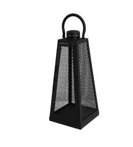 Lanterne décorative en métal noir Offre Spéciale bougeoir de Noël intérieur et extérieur pour la décoration de la maison et du jardin en Inde - Product Image 1