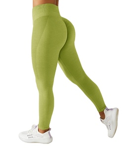 Mallas de Yoga ajustadas para mujer, pantalones de cintura alta con realce de trasero, para entrenamiento y Fitness, para trotar - Product Image 1