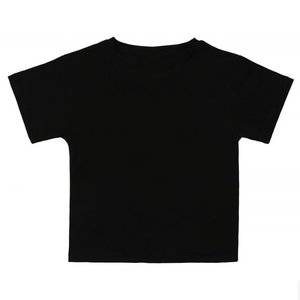Custom logo Female T Shirt Summer <b>Crop</b> <b>Top</b> O Neck Cropped Navel Women Cotton Fashion T-Shirt - Product Image 2