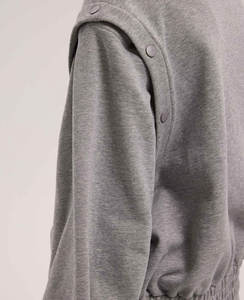 Ensembles deux pièces pour femmes avec logo personnalisé Sweat-shirt et pantalon en tissu polaire pour femmes Ensembles de sweat-shirts de yoga deux pièces pour femmes - Product Image 3