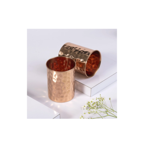 Looks attrayants verres à vin polis brillants en verre métallique cuivré au meilleur prix designs célèbres accessoires de boisson les plus exigeants - Product Image 4