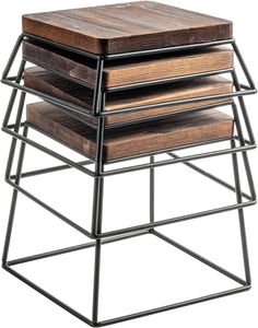 La tapa de madera más vendida con soporte para pasteles con marco de metal al mejor precio de la India - Product Image 2