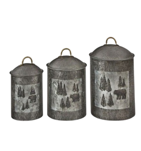 กระป๋องโลหะชุบสังกะสีด้วยมือขนาดกลางภาชนะสุญญากาศสำหรับเก็บอาหารในครัวบ้าน - Product Image 6