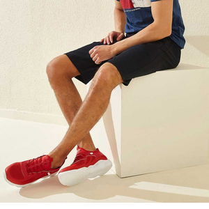 กางเกงขาสั้นผ้าคอตตอนสำหรับผู้ชาย XS ห้าจุดสำหรับฤดูร้อนเสื้อผ้าแนวสตรีทเป็นมิตรกับสิ่งแวดล้อมพร้อมของตกแต่งซักแล้ว - Product Image 4