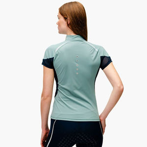 Chemise d'équitation pour femmes, haut d'équitation, coupe ajustée, extensible, manches longues, vêtements de performance pour l'entraînement, l'école d'équitation et les compétitions - Product Image 5