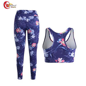 Gimnasio de alta calidad Fitness Conjunto de yoga sin costuras Mujeres 2 piezas Conjunto de yoga sin costuras Deportes Gimnasio Desgaste Conjunto de yoga - Product Image 6