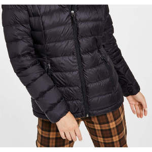 Charter Club Women's Black XX-Small <b>Packable</b> Hooded Puffer Coat Windproof High-Collar Casual Style for Winter Autumn Nylon - Product Image 3