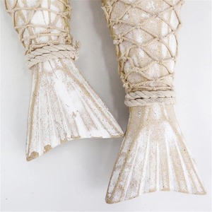 Modern Rustic Wooden Fish Wall <b>Decor</b> <b>Nautical</b> Style Hanging Decoration for Coastal Bathroom Bedroom Cabin or Lake House Walls - Product Image 2