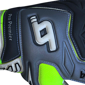 Gants professionnels personnalisés de gardien de but de football en gros Latex allemand épais ARGENT SSS-107 de SPORTS de mer élastique de 9cm de large - Product Image 5