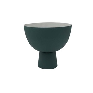 Cuenco para servir alimentos de forma redonda de madera esmaltada amarilla Acabado marrón para cuencos para servir de cocina y mesa y cuencos decorativos - Product Image 4