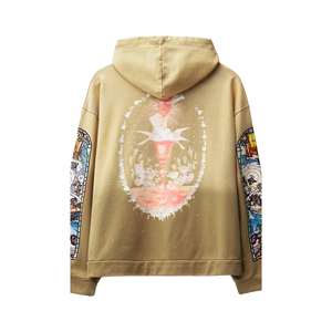 Sweat à capuche personnalisé pour hommes Streetwear sérigraphie sweat à capuche en polaire lourde pull vierge à impression personnalisée surdimensionné pour hommes sweats à capuche pour hommes - Product Image 5