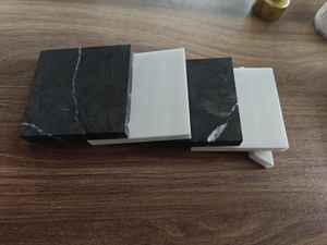 Posavasos elegantes de resina epoxi, juego de posavasos transparentes hechos a mano para casas modernas, cafeterías y colecciones de piedra - Product Image 4