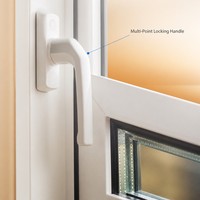 Fenêtre insonorisée en PVC, verre feuilleté, double vitrage, isolée, économie d'énergie