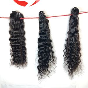 Extensions de cheveux naturels 100% vierges non traités, cheveux indiens, cuticules alignées, cheveux humains, noir naturel, styles ondulés lisses - Product Image 4