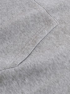 Sudadera con Capucha de Forro Polar para Mujer, Otoño-Invierno 2025, Color Sólido, Casual, Ecológica, 100% Algodón, Logotipo Frontal, Corte Holgado - Product Image 5