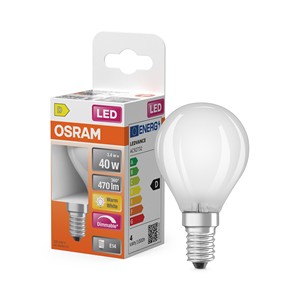 For OSRAM OSR 3.4W Matt Dimmable LED Drum E14 Energy Efficient 6 VPE <b>Lighting</b> - Product Image 1