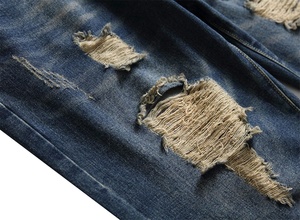 Pantalones Cortos de Mezclilla para Hombre, Estilo Moderno, Bordados, Tejidos, de Algodón Elástico, Cintura Media, Transpirables, Antiarrugas, de Secado Rápido - Product Image 6
