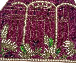 Arabian Party Dining Accents Beaded <b>Round</b> <b>Placemat</b> for Wedding Home & Holiday Decorations-for Ramadan Eid & Christmas Parties - Product Image 4