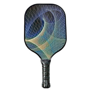 Pelota de Pickleball Ligera de Fibra de Carbono 18K, Portátil, Ancha/Alargada, Núcleo de Panal, Diseño Duradero, Ecológico, Transpirable, 40 Orificios - Product Image 1