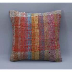 ปลอกหมอนผ้าคิลิมตุรกีถักมือ (สีเบจ) 18 x 18 รุ่น Rc_27135 - Product Image 1