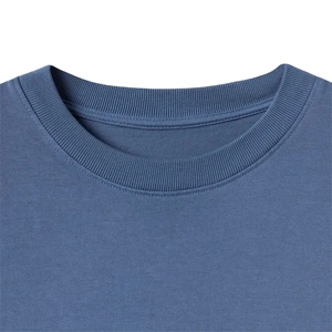 T-shirts en tricot à manches courtes pour hommes de qualité supérieure, respirants, en tissu 100 % coton, personnalisables, pour tenue formelle ou décontractée, teinture unie, vente en gros - Product Image 5