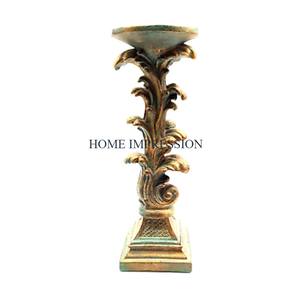 Accessoires de table en laiton antique de qualité supérieure bougeoirs en gros bougeoir en laiton en métal de grande taille - Product Image 1