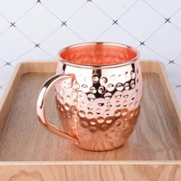 Tasses en cuivre martelé abordables au charme vintage alliant design élégant et fonctionnalité pour un usage quotidien