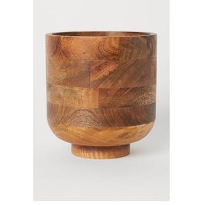 Produit bon marché vase à fleurs en bois de manguier pour la maison cuisine bureau intérieur décoratif prix usine thème de vacances de noël - Product Image 4