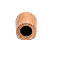 Bouchons de bouteille de parfum en bois en gros en forme de boule naturelle bouchons de bouteille de parfum en verre artisanat prix bon marché