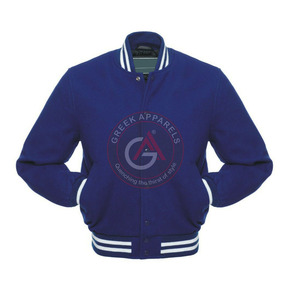 Veste universitaire Lettermen de baseball de qualité en vrac en cuir à manches longues et patch personnalisé Logo veste letterman unisexe - Product Image 3