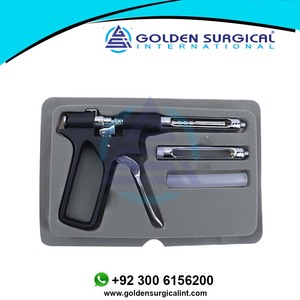 Pistola jeringa Dental 1 Juego de acero inoxidable tipo de prensa cuantitativa jeringa 1,8 ml instrumento quirúrgico Dental - Product Image 3