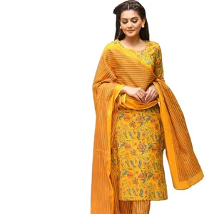 2024特别新设计师草坪套装漂亮颜色热卖巴基斯坦时尚夏季女士系列