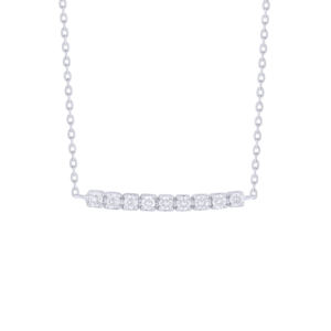 Colgantes y Dijes de Lujo Unisex con 9 Diamantes Blancos y Amarillos de 14K, Certificados por IGI, Diseño Moderno, Accesorio de Moda - Product Image 1