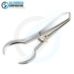 Gran oferta, fórceps de presa de goma Dental de acero inoxidable, abrazadera de marfil, Odontología de acero inoxidable, juego Dental CE, instrumento quirúrgico ISO - Product Image 3