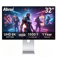 Moniteur de studio 6K de 32 pouces, écran vertical en aluminium 6K, moniteur Retina, écran XDR, écran brillant pour la conception