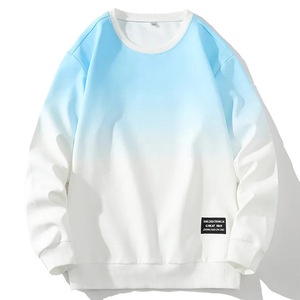 French Terry 100% Cotton Embroidered Oversized Custom Men's fleece blanded Sweatshirt - Product Image 3