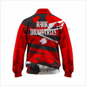 Veste de Baseball à Bas Prix Meilleure Vente Veste de Baseball Respirante Bouton Caché Veste d'Hiver de Baseball - Product Image 2
