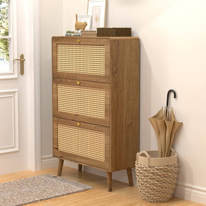 <span class=keywords><strong>Meuble</strong></span> de rangement <span class=keywords><strong>pour</strong></span> chaussures en bambou naturel, personnalisable OEM/ODM, <span class=keywords><strong>pour</strong></span> entrée et couloir - Product Image 2
