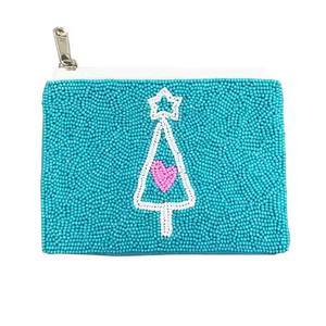 Pochette de signe d'astrologie à la mode avec broderie sac à monnaie sac à main à fermeture éclair cadeau d'anniversaire pour les femmes - Product Image 6