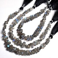 6mm 8mm 10mm natürlicher Labradorit stein facettierte Brio lette Tear Drops Perlen Edelstein versorgung Fabrik Großhandel DIY Semi Precious