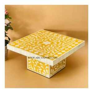 Classic Home and Kitchen Ware Table Decoration Display <b>Cake</b> <b>Stand</b> Manufacturer Of Wood Custom Shape Table Top <b>Cake</b> Dessert <b>Stand</b> - Product Image 3